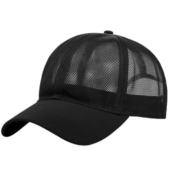 Breathable Full Mesh Baseball Cap for Men, Women, Lightweight Trucker Hats Outdoor Sports Wear