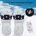 thumbnail image 3 of Universal 5-Tooth Ice Cleats for Shoes & Boots, Invisible Anti-Slip Ice Claws for Snow, Ice, and Slippery Surfaces,Transparent* 2, 3 of 4