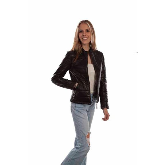 Scully Leather Black Lamb Ladies Jacket