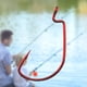 thumbnail image 2 of Anzuelos Pesca Cebo Gusano Acero Con Contenido Carbono Equipo (2/0#), 2 of 9