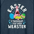 thumbnail image 3 of SpongeBob Squarepants - Easter Weaster - Women's Lightweight French Terry Long Sleeve Shirt, 3 of 6