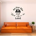 thumbnail image 2 of As For Me and My House We Will Serve Lord Joshua 24:15 Scripture Decal Wall Art Sticker Designs Vinyl Stickers For Home House Walls Rooms Windows Bedroom Decoration Size (20x20 inch), 2 of 3