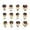 B Clear, variant on Christmas Wooden Ornaments, 2D Victorian Angel Style, Set of 12 Pieces Hanging Decorations, for Traditional Christmas Holiday Home Window Wall Xmas Tree Decor Festive Party Supplies