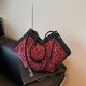 thumbnail image 4 of Bolso Mano en Forma Corazón para Mujer Ante Gran Capacidad Exteriores, 4 of 9