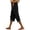 Black&21M0518, variant on Women Capri Pants Drawstring Wide Leg Linen Pants for Women Palazzo Flowy Summer Outdoor Going Out Lounge Trouser Pants Women with Pockets Khaki M