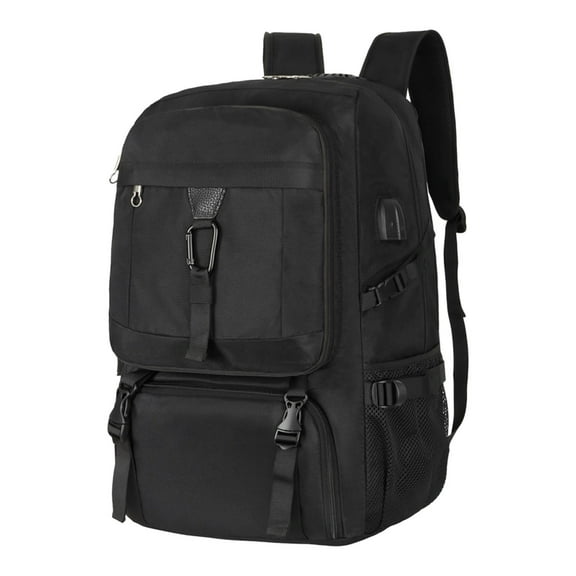 erfcxs 50L Large Capacity Men's Duffel Bag Travel Backpack Separate Shoe Compartment Outdoor Luggage Bag Mountaineering Bag Rainproof Durable
