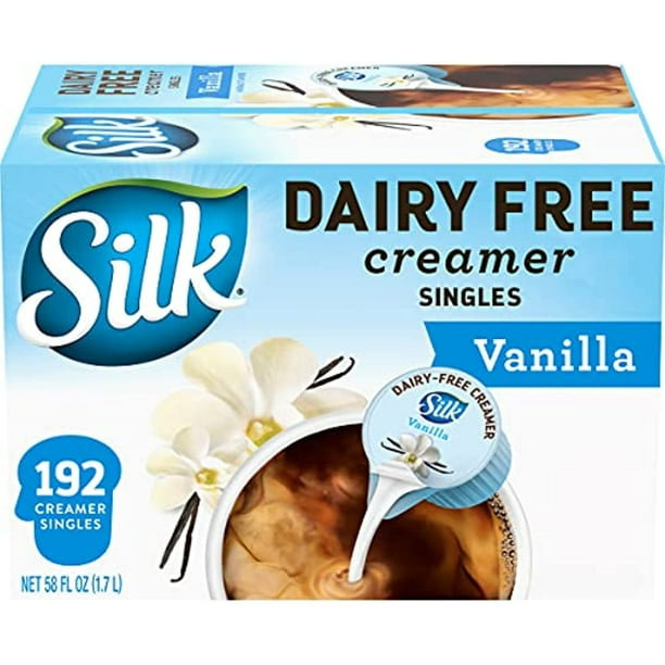 Silk Dairy Free Creamer Singles, Vanilla, GlutenFree, NonGmo Project