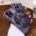 thumbnail image 2 of Funda de lujo con diamantes brillantes para iPhone, carcasa chapada con gradiente Magsafe para iPhone 14 Pro Max, 11, 12, 13 Pro Max, 14 Plus Fivean unisex, 2 of 2