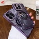thumbnail image 2 of Funda de lujo con diamantes brillantes para iPhone, carcasa chapada con gradiente Magsafe para iPhone 14 Pro Max, 11, 12, 13 Pro Max, 14 Plus Fivean unisex, 2 of 2