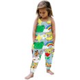 thumbnail image 1 of MIASHUI Combinaisons Sans Manches d'Été pour Filles Combinaisons Décontractées avec Poches, Multicolore, 9-10 Ans, 1 of 5