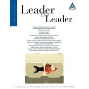 J-B Single Issue Leader to Leader: Leader to Leader (Ltl), Volume 60, Spring 2011 (Series #115) (Paperback)