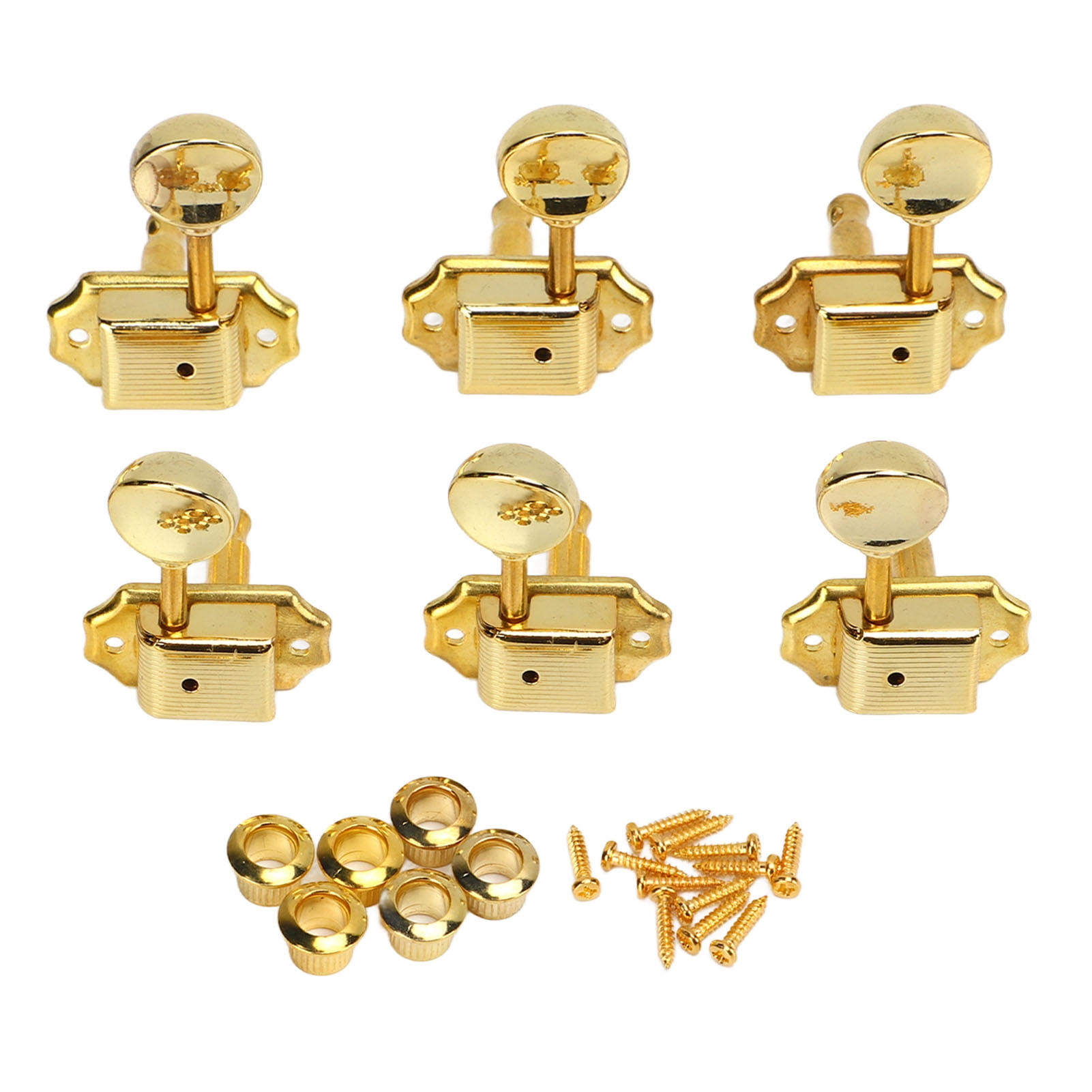 6Pcs Guitar String Tuning Peg Metal Tuner Key Machine Head Set Kit for Acoustic Electric