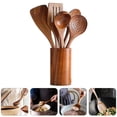 thumbnail image 5 of Greenadscape Small Cooking Utensils Set Coffee Wood Plastic 1 Set 6Pcs 11.0X3.1X0.5In, 5 of 6