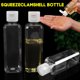 thumbnail image 2 of Botellas de loción con tapa abatible para mascotas, contenedor de muestra de cosméticos transparente, Mini viales de viaje, botellas de champú líquido, 3/1 piezas, 100ml, 2 of 4