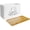 US-Bamboo White Box, variant on Bread Box with 3pcs Jars Coffee Sugar Tea for Kitchen Countertop White Metal Bread Box with Bamboo Board Cover Pastry Storage Container Set Kitchen decor (Bread box-1)