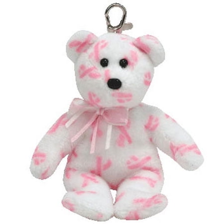 TY Beanie Baby - GIVING the Pink Bear ( Metal Key Clip - Breast Cancer Awareness Bear ) price history on PriceWatchPro
