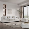 thumbnail image 2 of Miekor Furniture 108.66"Modern Chenille L-Shaped Sectional Sofa With Convertible Chaise, Comfy Cloud Couch Deep Sectional Sofa With Ottomans For Living Room 00057, 2 of 12