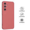 thumbnail image 6 of Takfox Silicone Case for Samsung Galaxy A55 5G Case Gel Rubber Full Body Protection Anti-Shock Cover Case Drop Protection 6.6 inch-Red, 6 of 10