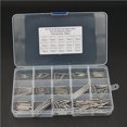 thumbnail image 4 of Kenally Pasadores de chaveta de acero inoxidable de 150 piezas, Clips de enganche resistentes a la corrosión para Tractor reutilizables en forma de U, Herramientas y ferretería Kenally TO004352-00, 4 of 6