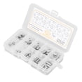 thumbnail image 3 of Thread Reducer Nut,50Pcs Threaded Inserts 303 Stainless Steel Thread Inserts Thread Repair Insert Stylish and Modern, 3 of 14