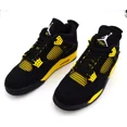 thumbnail image 3 of Ni - ke NEW AIR JORDAN 4 RETRO MEN'S SHOES SIZE 11.5 THUNDER DH6927 017, 3 of 5