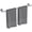 Brushed Nickel, variant on General 18 Inch Matte Black Towel Bar, Thicken Towel Rack for Bathroom Wall, SUS304 Stainless Steel Towel Rod, Modern Home Decor (Total Length 20-Inch)
