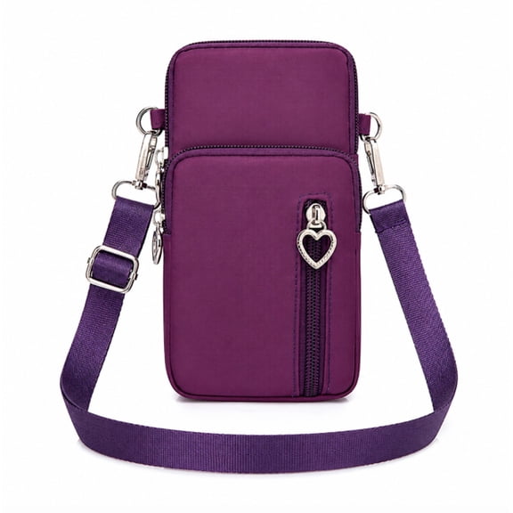 Cell Phone Crossbody Bag with Shoulder Strap, Mini Wallet Phone Holder Pouch for Travel and Daily Use, TIKA