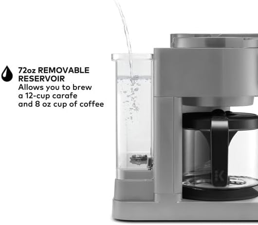 KeurigK-Duo Essentials, Hot & Iced Single-Serve KCup Pod Coffee Maker & Carafe, Moonlight Grey