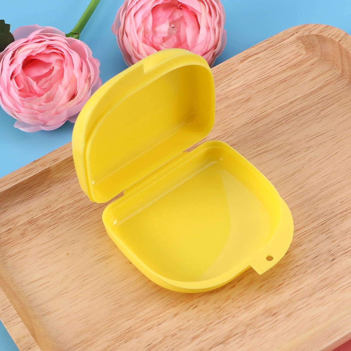 OUNONA Retainer Case With Vent Holes Orthodontic Dental Retainer Box