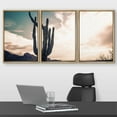 thumbnail image 2 of wall26 Framed Canvas Print Wall Art Set Southwest Saguaro Cactus Phoenix, Arizona Nature Wilderness Realism Rustic Relax/Calm Nature Wildlife for Living Room, Bedroom, Office - 24"x36"x3 Na, 2 of 5