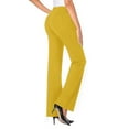 thumbnail image 3 of Women's Stretch Dress Pants with Pockets Tailored Fit for Work and Business in Tall Petite and Regular Sizes, 3 of 7