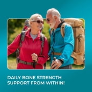 Bone Health Formula - Plant-Based Calcium, Magnesium, Potassium, Vitamin C,D,K - Support Healthy & Strong Bones and Improve Bone Density Naturally - Doctor Approved Formula, 6 Bottles