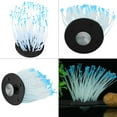 thumbnail image 5 of Adorno de planta de coral artificial vívido para acuario, pecera subacuática, luz nocturna, azul, 5 of 5