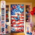 thumbnail image 7 of JHyouerji 4th of July Door Cover 35x71 Inch Holiday Independence Day Door Banner 250th Anniversary Photo Backdrop Background Sign for Front Door Festive Party Decor, 7 of 7