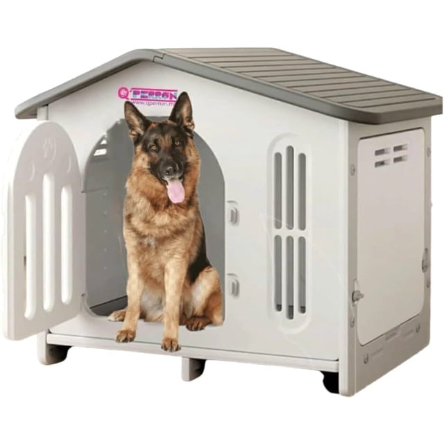 Casa Para Perro Q Perrón Termoplástica Resistente Y Duradera