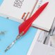 thumbnail image 5 of Juego de regalo de inmersión de tinta de pluma de caligrafía Retro de 8 piezas (rojo), 5 of 5