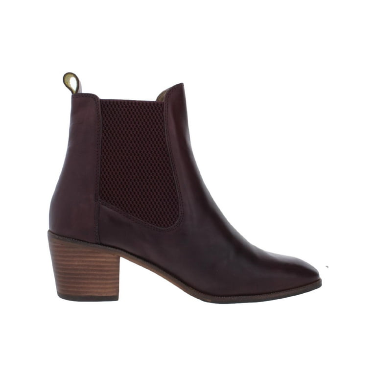 Joules Womens Hartford Burgundy Chelsea Boots Size 6