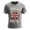 Grey, variant on Mens Shirts British Patriotic Jack Print Short Sleeve Blend Mens Rugby Shirt,White,S