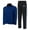 Blue-Black, variant on X-2 Men Tracksuits 2 Pieces Set Jogging Athletic Sports Set Blue Black Size M