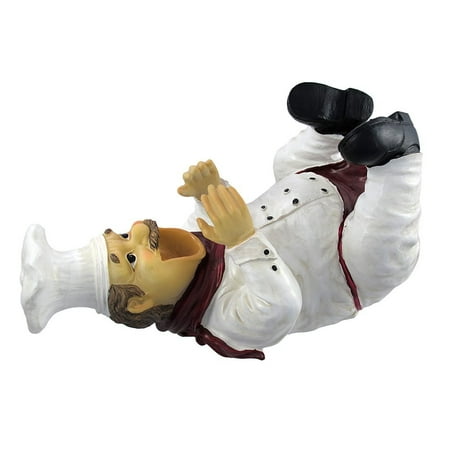 - 'Chef Chardonnay' Wine Bottle Holder Kitchen Decor Cook By DWK