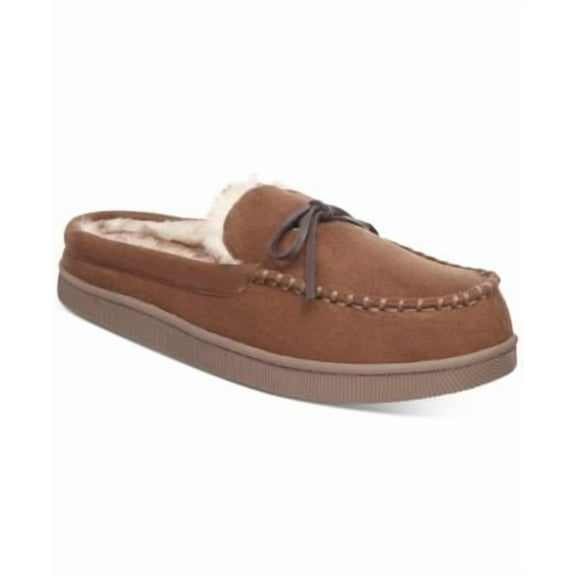 Club Room Mens Slip-On Moccasin Slippers,