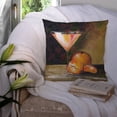 thumbnail image 3 of Carolines Treasures TMTR0036PW1414 Orange Martini by Malenda Trick Canvas Decorative Pillow  14Hx14W multicolor, 3 of 4