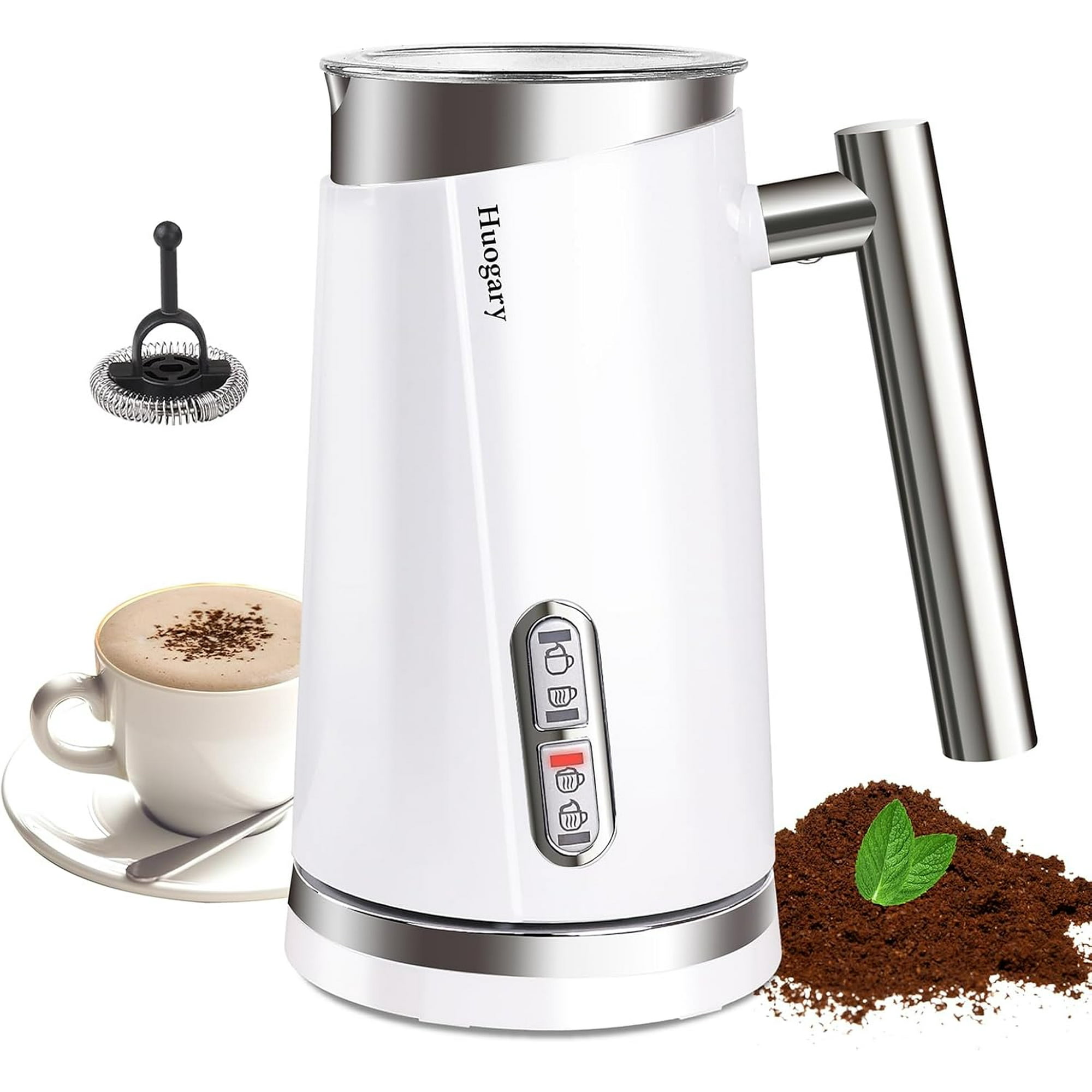 Huogary 4-in-1 Milk Frother, Updated Milk Frother and Steamer