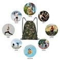 thumbnail image 6 of Zufioo Camouflage Skulls Sports Cinch Sack Gym String Bags Machine Washable Heavy Duty String Backpack for Men Women-Medium, 6 of 6