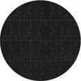 thumbnail image 1 of Ahgly Company Machine Washable Indoor Round Transitional Night Black Area Rugs, 5' Round, 1 of 7