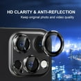 thumbnail image 6 of Allytechgroup for iPhone 16 Pro Camera Lens Protector, HD Clear Tempered Glass Camera Lens Screen Protector Metal Scratch Resistant Case Friendly Camera Lens Protector for Apple iPhone 16 Pro, 6 of 6