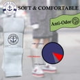 thumbnail image 4 of SOCKS'NBULK 32 Inch Wholesale Men's Long Tube Socks, Cotton Big And Tall Tube Socks Size 13-16 (White, 12), 4 of 7