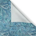 thumbnail image 4 of Ambesonne Paisley Valance Pack of 2, Blue Tones Oriental Floral, 42"X12", Multicolor, 4 of 5