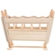 thumbnail image 5 of ColoMX Cuna de madera en miniatura, minicuna para casa de muñecas, modelo de cuna de madera, muebles para casa de muñecas, 5 of 8