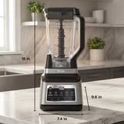 Ninja Professional Plus Kitchen System with Auto-iQ & (2) 24oz Single-Serve Cups, BN801 Black/Stainless Steel